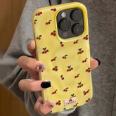 Cherry Fold Texture iPhone Case